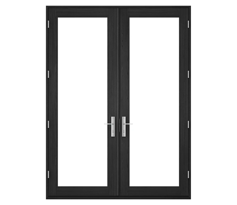 Pella Reserve Contemporary Wood Hinged Patio Door in Reno